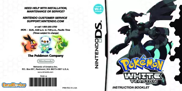 manual for Pokemon - White Version (DSi Enhanced)(USA)